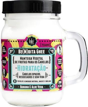 Actual product image Lola Cosmetics Bemdita Ghee Hidratação Banana E Aloe Vera 350g/12.3fl.Oz