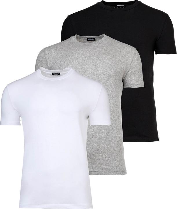 Dsquared2 T-Shirt Casual Bequem sitzend 3-PACK T-SHIRT