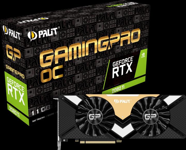 Image du produit Palit GeForce RTX 2080 Ti Gaming Pro OC (11 Go)