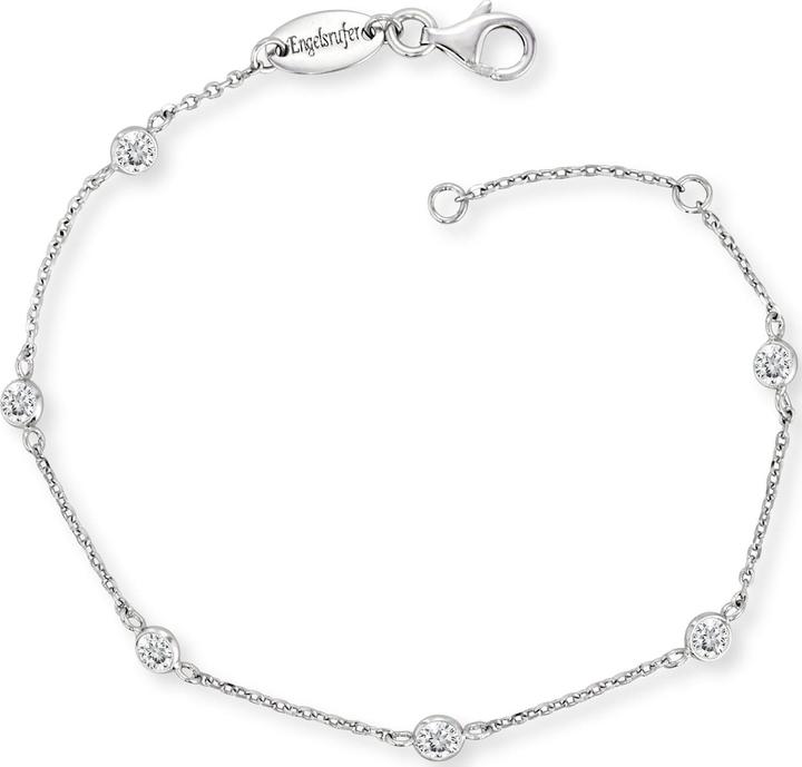 Immagine prodotto Engelsrufer Bracciale Moonlight (19 cm, Argento 925 rodiato)