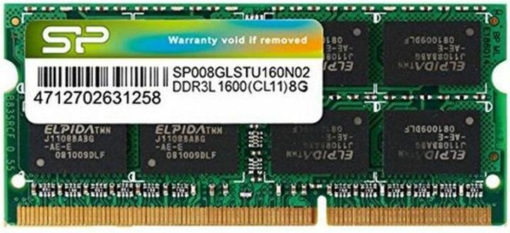 Immagine prodotto Silicon Power SP008GLSTU160N02 (1 x 8GB, 1600 MHz, DDR3L-RAM, SO-DIMM)