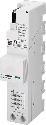 Actual product image K'Electric Combined lightning current and surge arrester type 123 f 3ph.TT and TNS systems ZP TTTNS12,5kAS