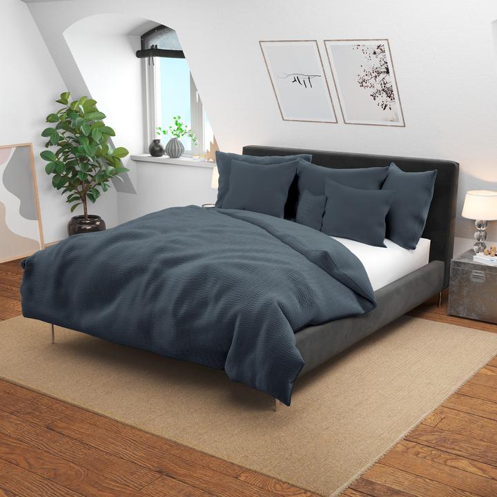 Image du produit Lotus Bettwaren Satin seersucker (Taie d'oreiller, 65 x 100 cm)