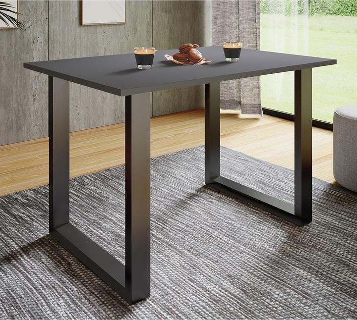 Produktbild Ebuy24 Esstisch XonaU schwarz (140 x 50 x 76 cm)