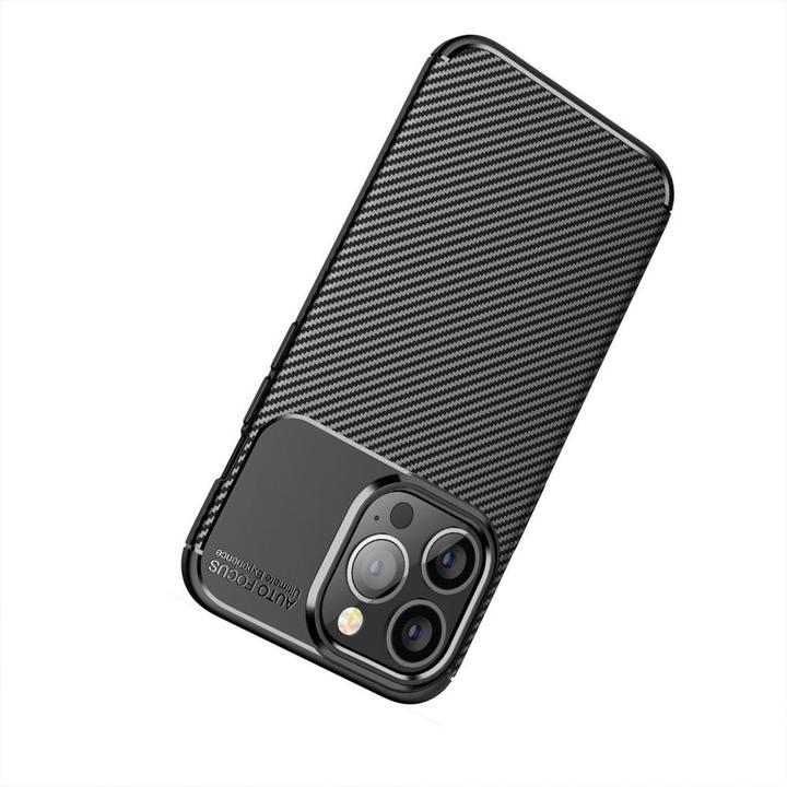 Actual product image Partner Telecom Back panel cover OEM Case CARBON PREMIUM for SAMSUNG A14 5G / A14 4G black (Samsung Galaxy A14, Samsung Galaxy A14 5G)