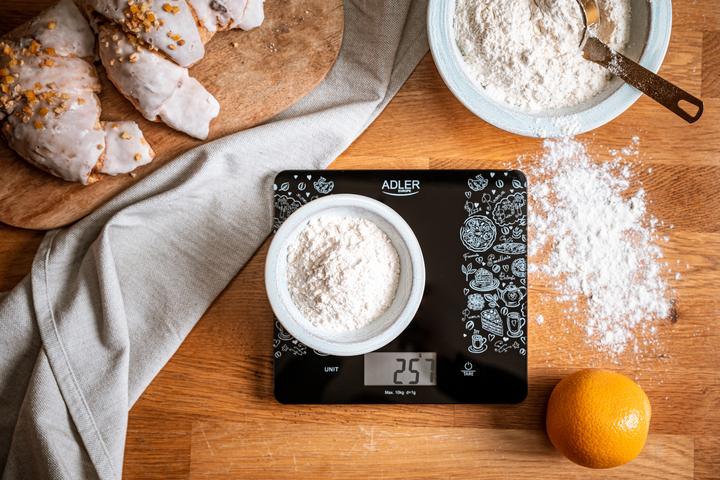 Actual product image Adler AD 3171 Kitchen Scale Rectangle Electronic Kitchen Scale