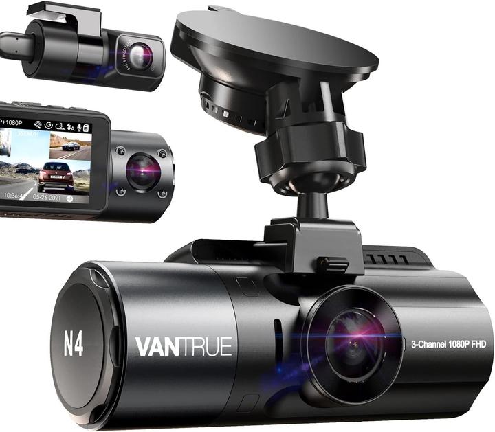 Produktbild Vantrue N4 (Eingebautes Display, GPS-Empfänger, Eingebautes Mikrofon, 4K)