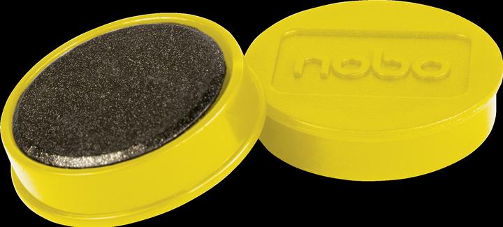 Produktbild Nobo Magnet rund 32mm 1915302 gelb 10 Stück (10 x)