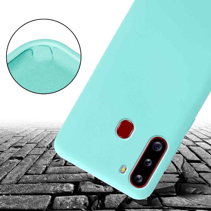 Immagine prodotto Cadorabo TPU coprire il telefono cellulare a catena liquido (Samsung Galaxy A21)