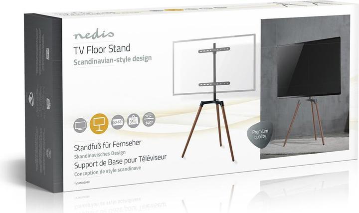 Produktbild Nedis TV Bodenständer 50 - 65 " maximal unterstützes Bildschirmgewicht: 35 kg Scandinavian Design d (65", 35 kg)