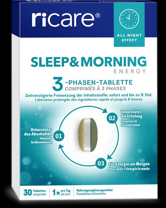 Actual product image ricare Sleep & Morning Energy (30 Piece, Pills)