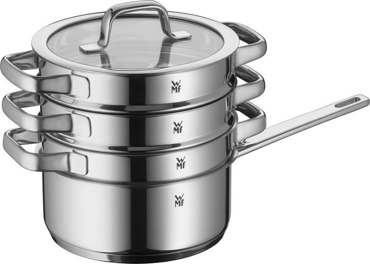 Produktbild WMF Compact Cuisine Stielkasserolle, 16 cm (16 cm, Stielkasserolle, Edelstahl)