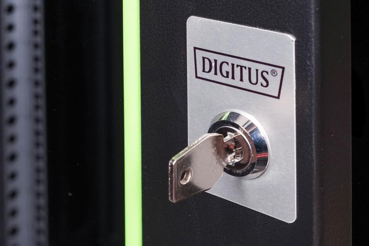 Produktbild Digitus 20HE Wandgehäuse 998x600x450 mm Farbe Schwarz RAL 9005 (20 HE, 19 Zoll Rack)