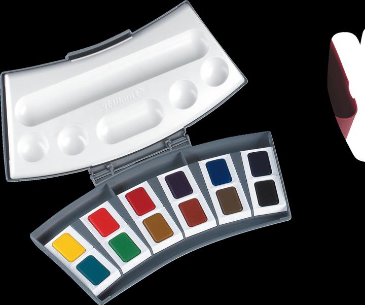 Produktbild Pelikan Aquarellkasten, 12 Farben (Assortiert, 1596 ml)