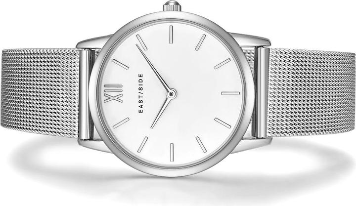 Immagine prodotto Eastside Orologio al quarzo da donna Upper Union in acciaio inossidabile argento - 9766 (Orologio da polso analogico, 33 mm)