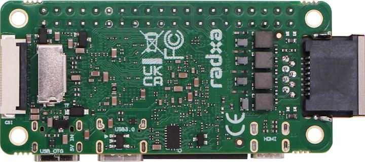 Actual product image Allnet Radxa Zero 3E Header mounted 1GB DDR4