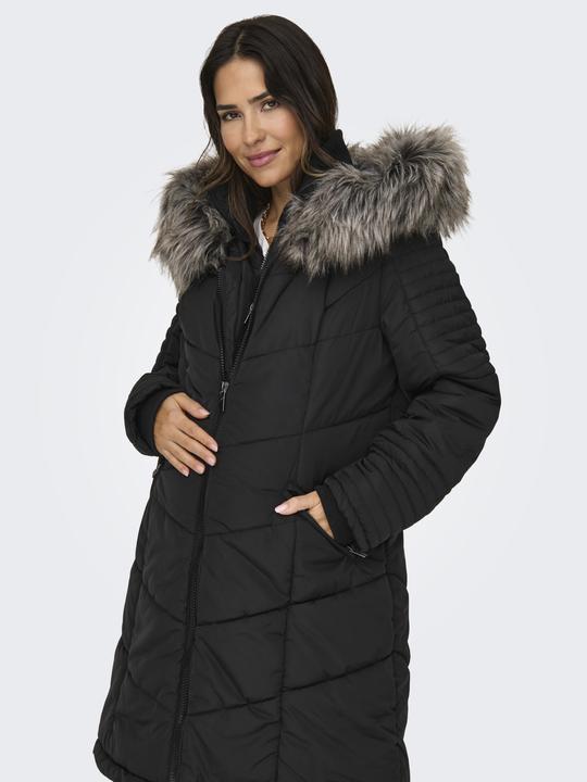 Produktbild Only Maternity Kapuze Gerippte Ärmelbündchen Mantel Mantel (L)