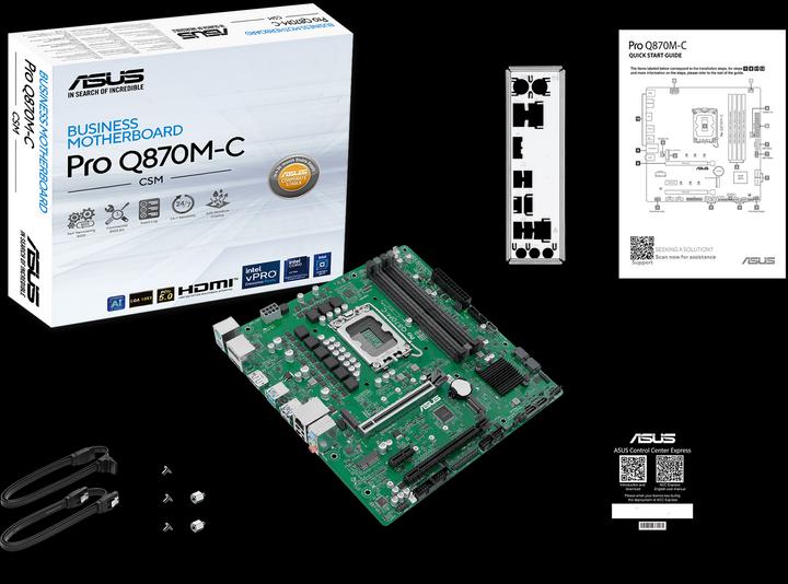 Produktbild ASUS MB PRO Q870M-C-CSM (Socket S1, mATX)