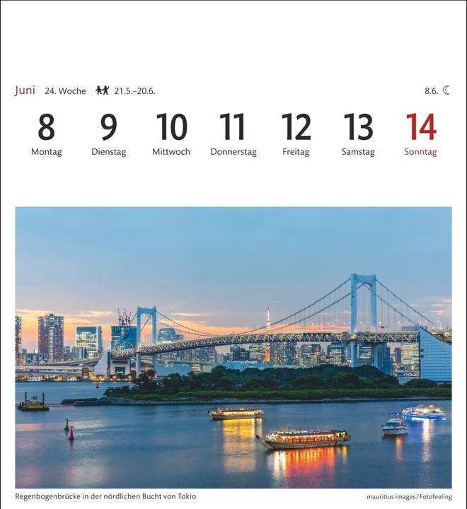Image du produit Harenberg Japan Sehnsuchtskalender 2026 - Wochenkalender mit 53 Postkarten (Couverture rigide, Allemand)