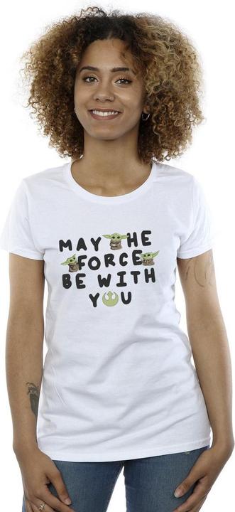 Produktbild Star Wars The Mandalorian Grogu May The Force Be With You TShirt (M)