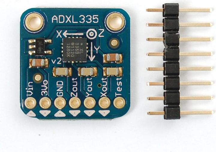 Actual product image Adafruit ADXL335 5V Three-Axis Accelerometer (Dock)
