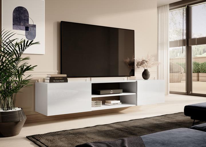 Image du produit Cama Armoire RTV SLIDE 200K 200x40x37 cm tout blanc brillant (200 x 40 x 37 cm)