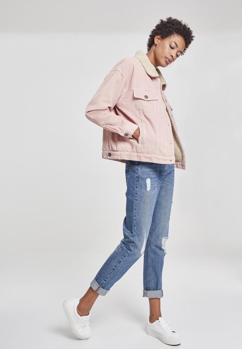 Actual product image Urban Classics Ladies Oversize Sherpa Corduroy Jacket (XL)