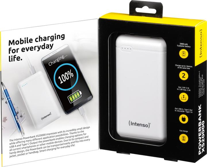 Image du produit Intenso XS20000 (20000 mAh, 74 Wh)