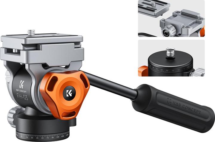 Produktbild K&F Concept FH-03 hydraulic Head with Handle