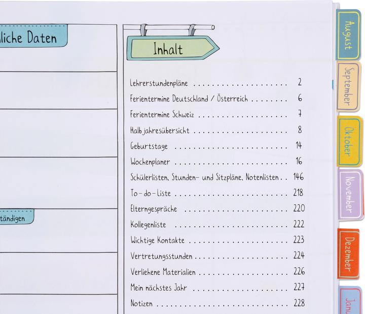 Produktbild Betzold Index-Sticker für Kalender und Planer
