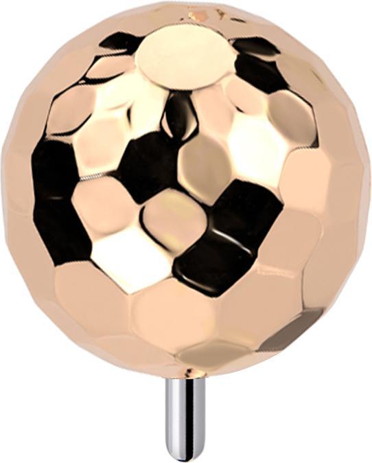 Produktbild Star Piercing Threadless Discokugel rosegold (Titan G23, ohne Messing)
