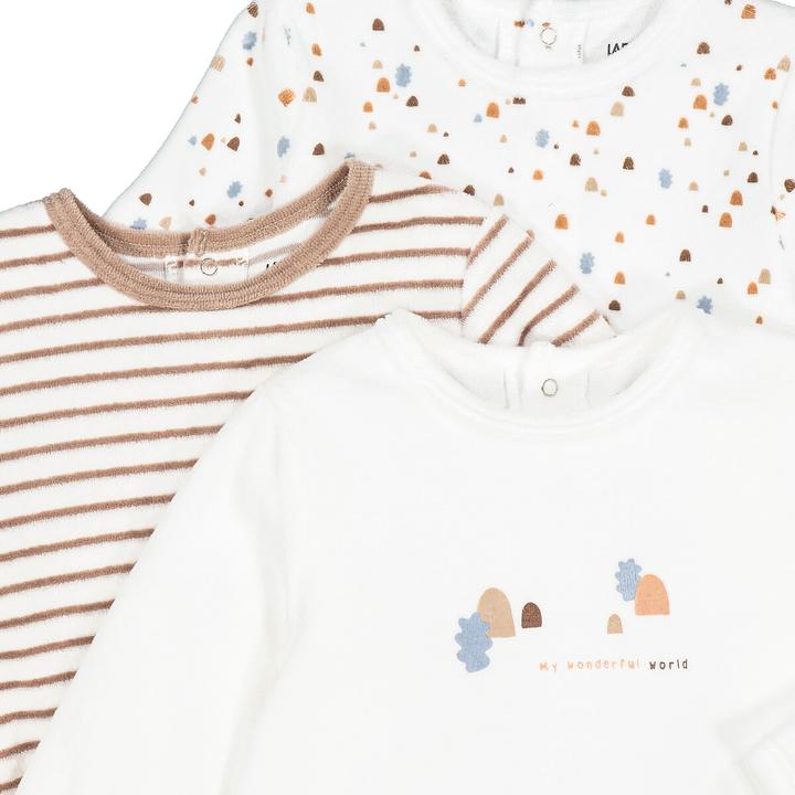 Produktbild La Redoute Collections 3er-Pack Strampler (60)
