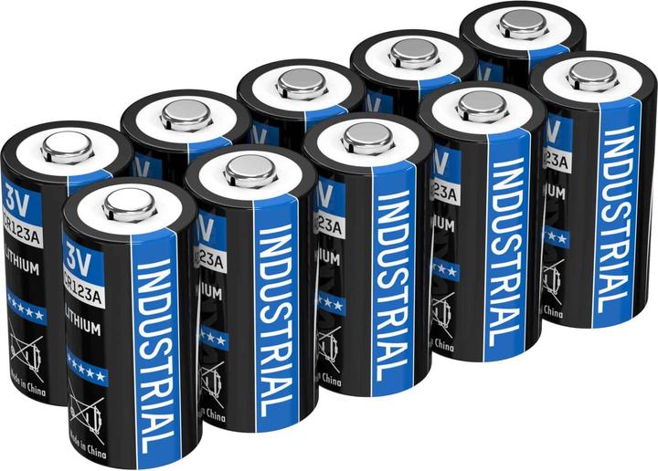 Ansmann Industriel (10 pcs, CR123A, 1500 mAh)