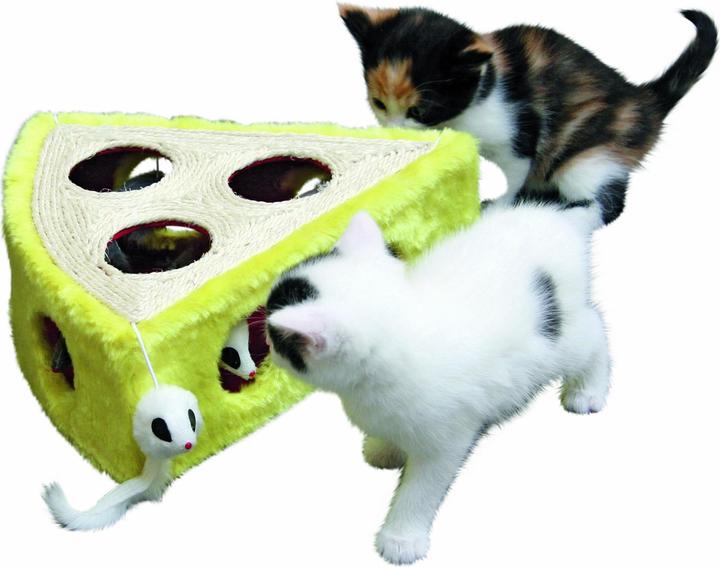 Produktbild Kerbl Sisalspielzeug CHEESY 28 x 28 x 10 cm (Beschäftigungsspielzeug Katze)