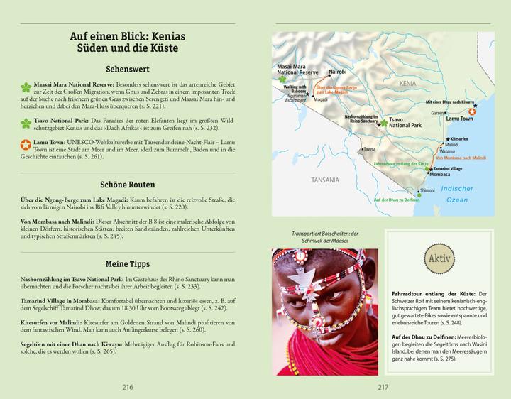 Produktbild Reise-Handbuch Reiseführer Kenia, Tansania (Deutsch, Sandra Rudolph-Msuya, Diana Schreiber, 2023)