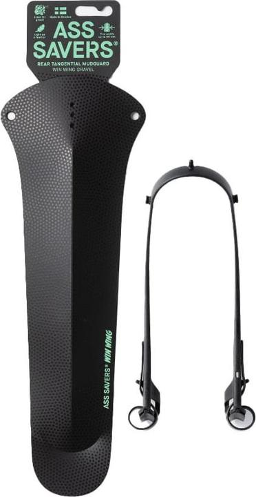 Ass Savers Win Wing 2 Gravel, noir points (Garde-boue arrière)