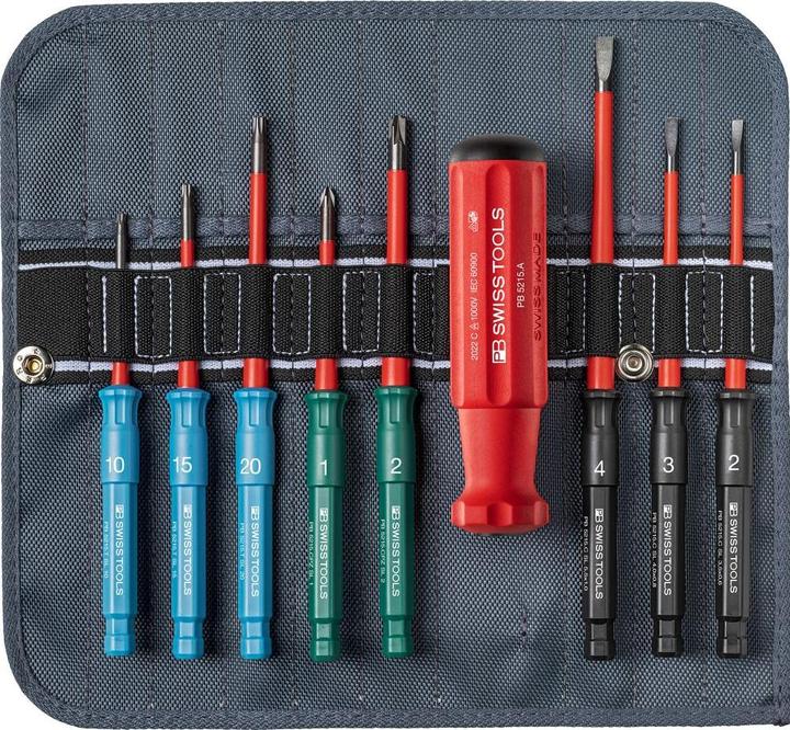 Produktbild PB Swiss Tools Classic VDE Slim Schraubenzieher Set (Schlitz, Pozidriv-Kreuzschlitz (PZ))