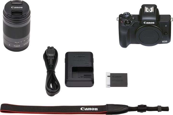 Produktbild Canon EOS M50 Mark II Kit (18 - 150 mm, 24 Mpx, APS-C / DX)