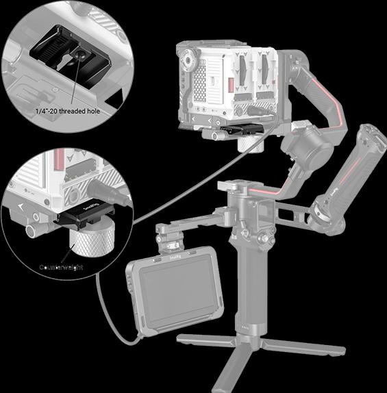 Immagine prodotto SmallRig Quick Release Plate (Piastra di montaggio del giunto cardanico)