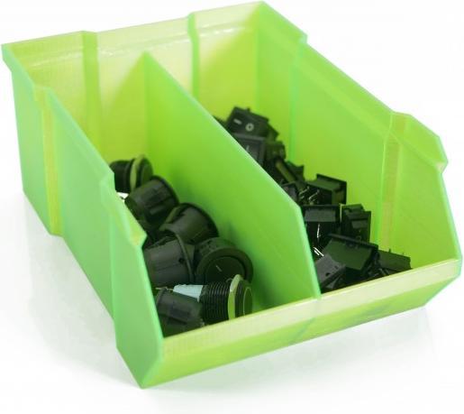 Actual product image Prusa Prusament PETG Neon Green Transparent 1kg (PETG, 1.75 mm, 1000 g, Green)