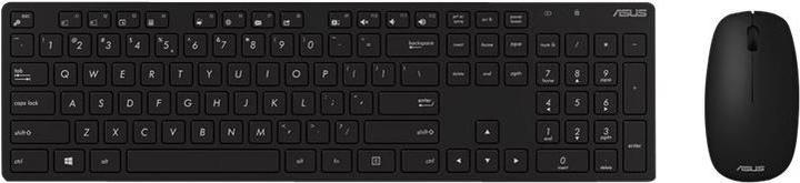 Productafbeelding ASUS W5000 draadloos Toetsenbord+Muis Duits COPILOT Layout blk (DE, Draadloze)