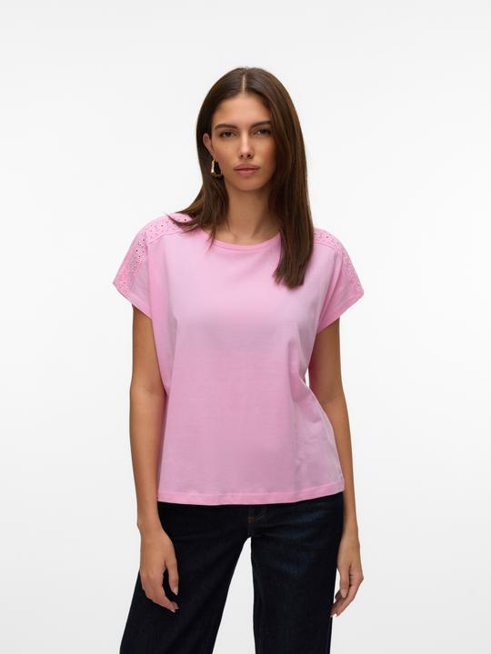 Actual product image Vero Moda Vmemmy Ss Lace Tape Top Jrs Ga Noos (S)