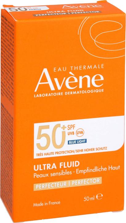 Actual product image Avène Ultra Fluid Perfector LSF 50 für empfindliche Haut, 50 ml Creme (50 ml, SPF 50)