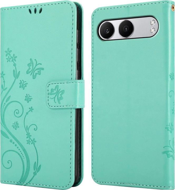 Produktbild Cadorabo Hülle für OnePlus Nord 4 mit Blumen Muster (OnePlus Nord 4)