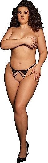 Image du produit Le Désir Cloé - Thong with Adjustable Sliders and Golden Details - OSX (XL)