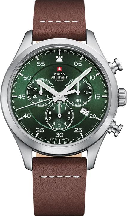 Image du produit Swiss Military Chronographe à quartz (Montre analogique, 43 mm)