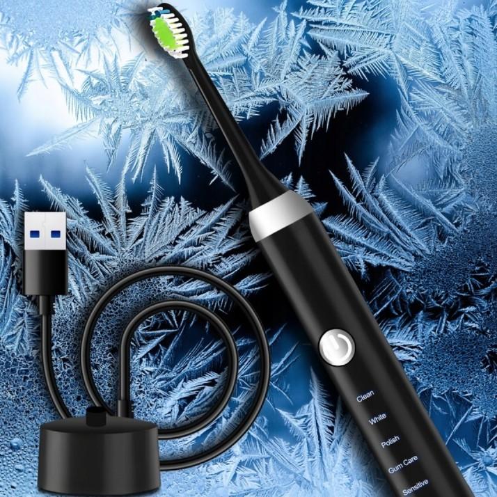 Actual product image Extralink Sonic toothbrush black 5 modes (Sonic toothbrush)