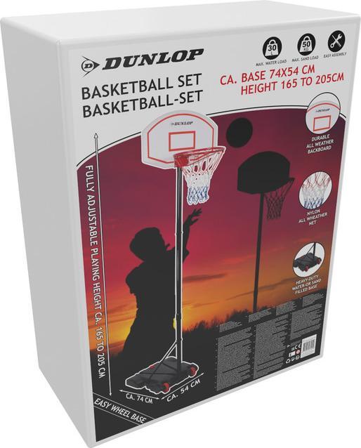 Actual product image Dunlop Basketball Hoop with Stand, 165-205 cm