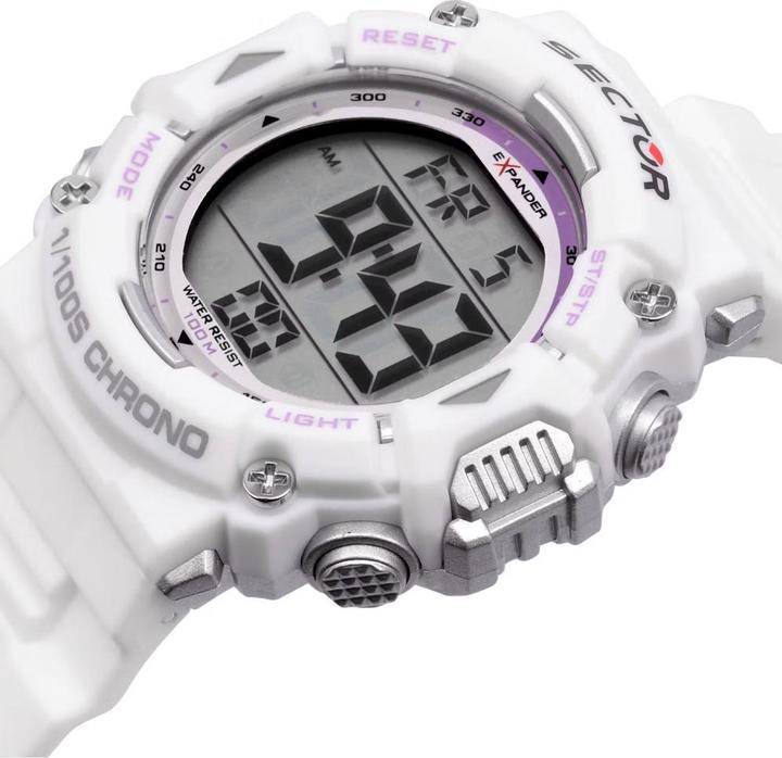 Produktbild Sector R3251544004 EX-32 Herren Digitaluhr 40mm 10ATM (Digitaluhr, 40 mm)
