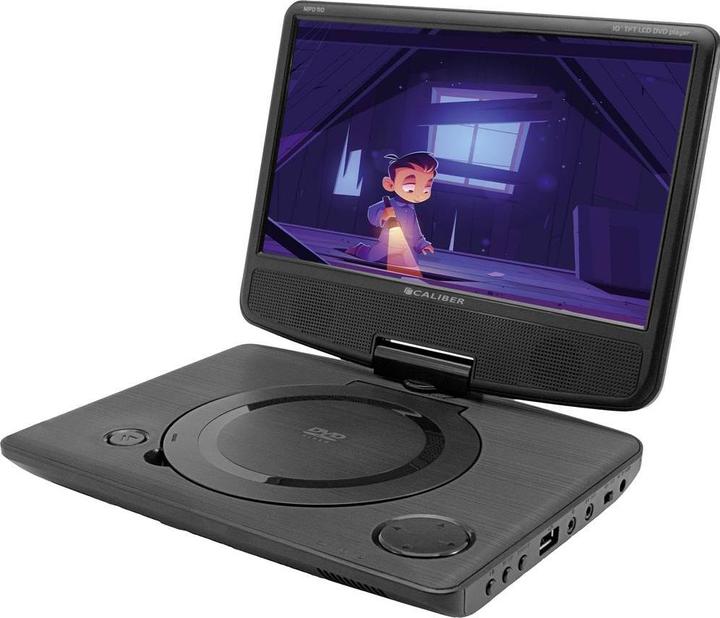 Produktbild Caliber Draagbare DVD Speler Auto - 10 Inch Scherm met USB en Accu - Koptelefoonaansluiting - Zwart (Tragbarer DVD-Player)